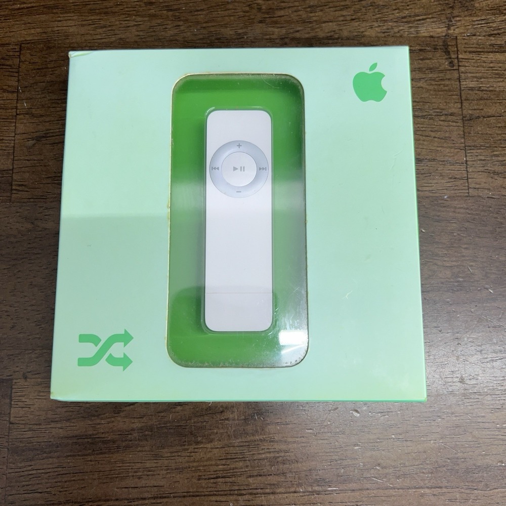 NEW‎ Apple iPod shuffle 1st Generation White 1 GB In Box M9725LL/A RARE
